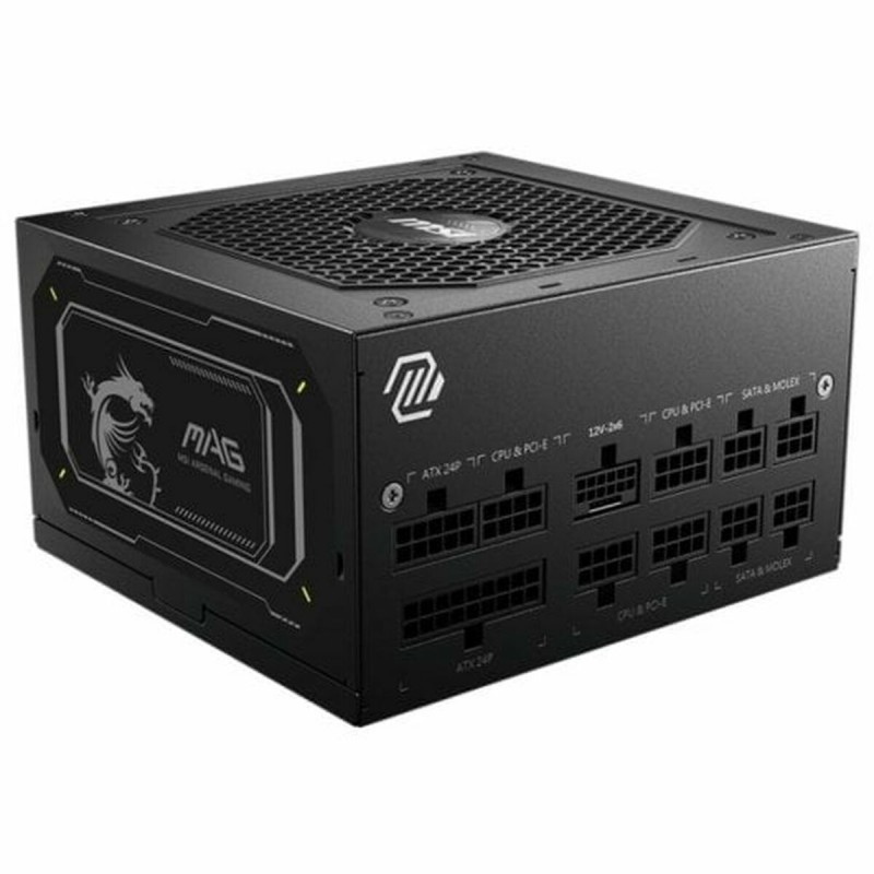 Fonte di Alimentazione MSI 306-7ZP8D11-CE0 ATX 850 W 80 Plus Gold Fonte di Alimentazione MSI 306-7ZP8D11-CE0 ATX 850 W 80 Plus Gold