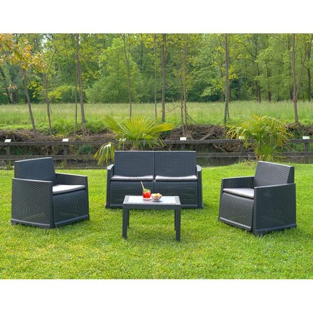 Mobili da giardino IPAE Progarden Iseo isec04ag (4 Pezzi)