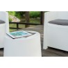 Set Tavolo con 2 Sedie IPAE Progarden Luna sluc06bg Bianco Giardino (3 Pezzi)