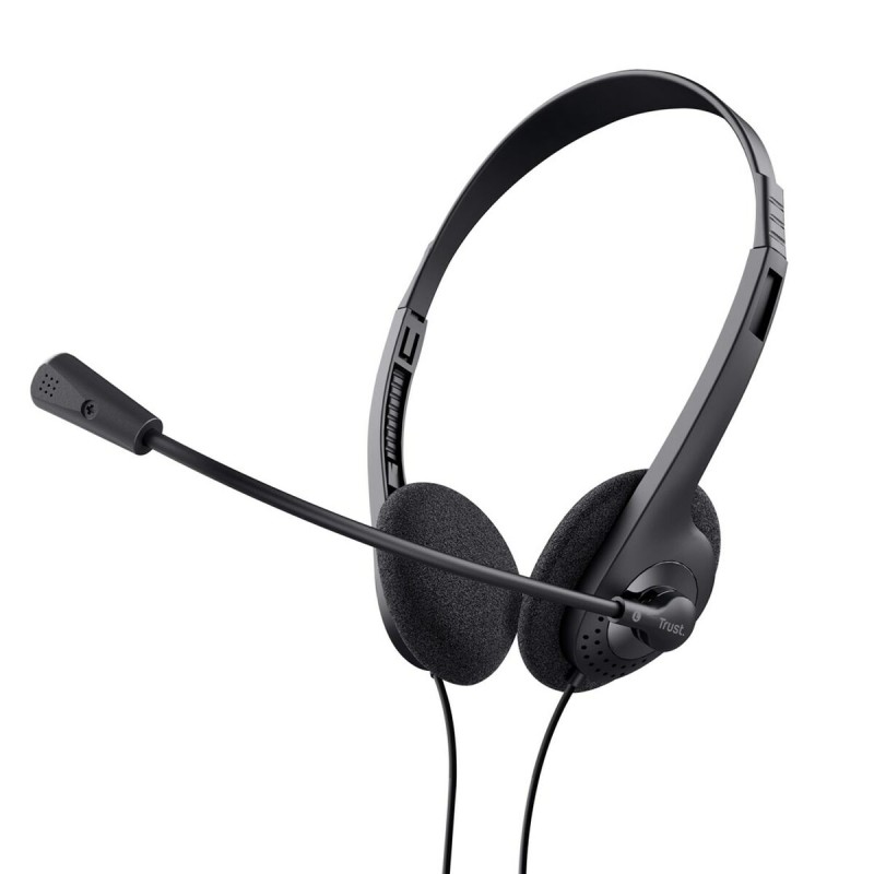 Auricolari con Microfono Trust 21665 Nero Auricolari con Microfono Trust 21665 Nero