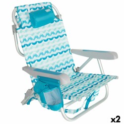Sedia da Spiaggia Aktive 50 x 70 x 45 cm (2 Unità)