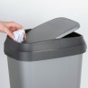 Secchio della spazzatura Curver Grigio scuro Plastica 35 L (6 Unità)
