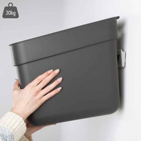 Secchio della spazzatura Curver Grigio Plastica 20 L (6 Unità)