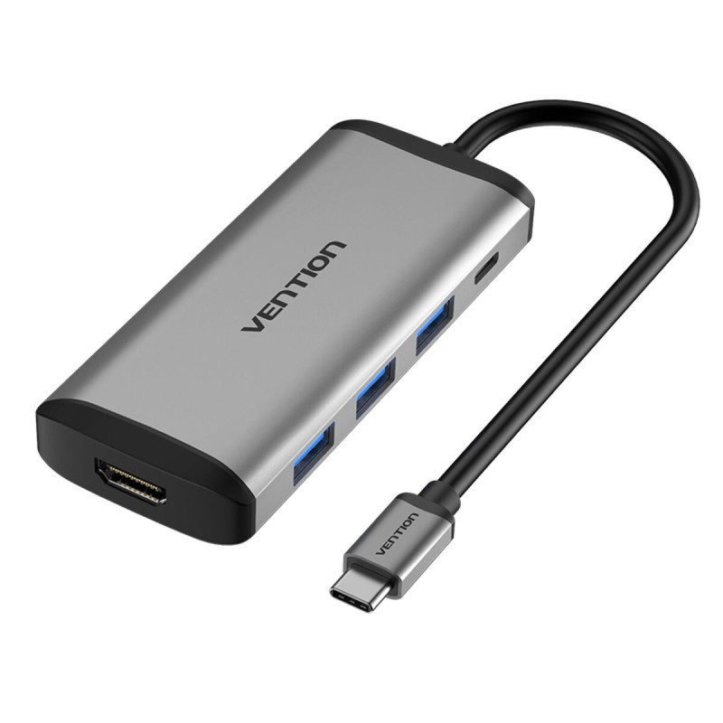 Hub USB Vention CNBHB Grigio Hub USB Vention CNBHB Grigio