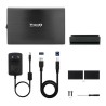 Custodia Hard Disk TooQ TQE-3531B 3,5" USB 3.0 Nero 3,5"