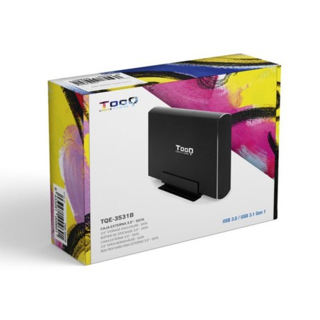 Custodia Hard Disk TooQ TQE-3531B 3,5" USB 3.0 Nero 3,5"