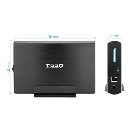 Custodia Hard Disk TooQ TQE-3531B 3,5" USB 3.0 Nero 3,5"