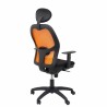 Sedia Ufficio con Poggiatesta Jorquera Piqueras y Crespo ALI840C Nero