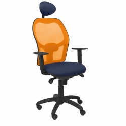 Sedia Ufficio con Poggiatesta Jorquera Piqueras y Crespo ALI200C Azzurro Blu Marino