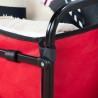 Carrello Multiuso Aktive Rosso Poliestere Acciaio 65 x 94 x 40 cm Pieghevole Spiaggia