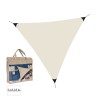 Tenda Lifetime Crema Triangolare 3,6 x 3,6 x 3,6 m