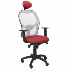 Sedia Ufficio con Poggiatesta Jorquera Piqueras y Crespo ALI933C Rosso Rosso Granato