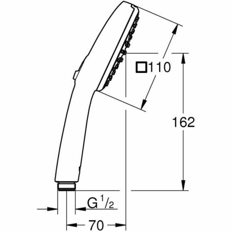Soffione Grohe Plastica