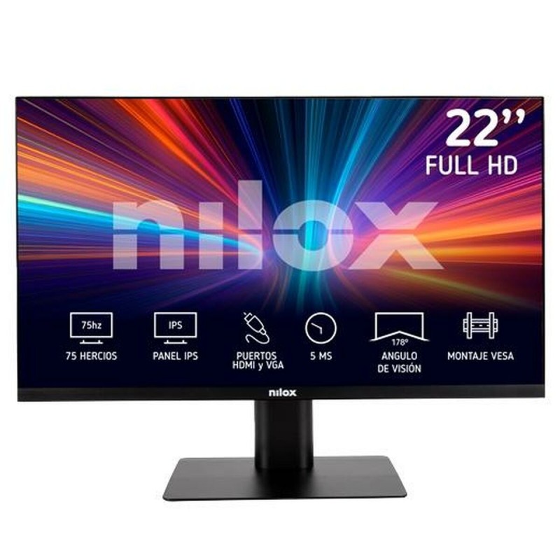 Monitor Nilox NXM22FHD11 Full HD 22" 75 Hz Monitor Nilox NXM22FHD11 Full HD 22" 75 Hz