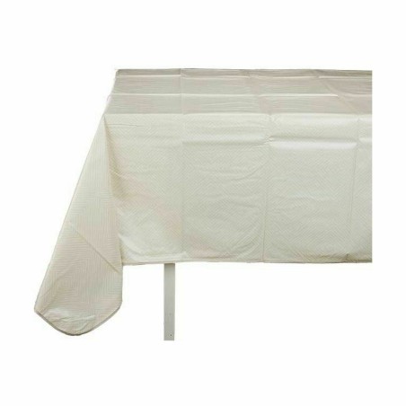 Tovaglia 10 Giallo Bianco Beige Gomma Rombos 140 x 140 cm (12 Unità)