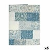 Tovaglia antimacchia Kinvara AZULEJO-A Azzurro Tela Antimacchia Piastrella 140 x 180 cm (6 Unità)