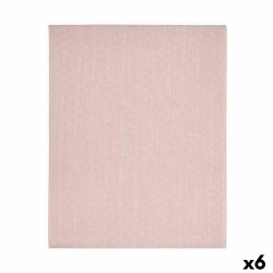 Tovaglia antimacchia Kinvara ESTRELLA-R Rosa Tela Antimacchia Stella 140 x 180 cm (6 Unità)