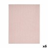 Tovaglia antimacchia Kinvara ESTRELLA-R Rosa Tela Antimacchia Stella 140 x 180 cm (6 Unità)