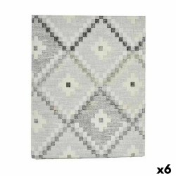 Tovaglia antimacchia Kinvara ROMBOS-G Grigio Tela Antimacchia Rombos 140 x 180 cm (6 Unità)