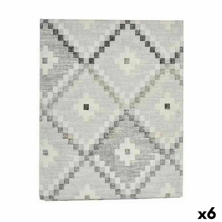 Tovaglia antimacchia Kinvara ROMBOS-G Grigio Tela Antimacchia Rombos 140 x 180 cm (6 Unità)