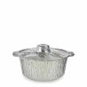 Casseruole Kinvara 66105 Argentato Argento Monouso Con coperchio Pentola