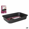 Vassoio da Forno Quttin 52287 Rettangolare 34 x 24 cm Acciaio al carbonio (12 Unità)