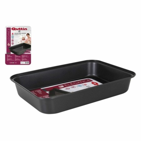 Vassoio da Forno Quttin 52287 Rettangolare 34 x 24 cm Acciaio al carbonio (12 Unità)