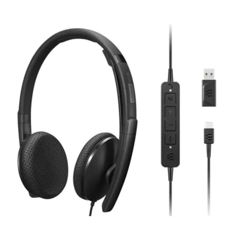 Auricolari con Microfono Lenovo 4XD1M45626 Nero Auricolari con Microfono Lenovo 4XD1M45626 Nero