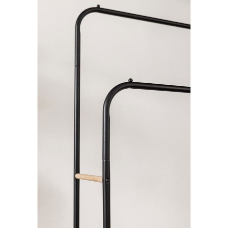Attaccapanni da Terra Newlux Hangy Duo 30 Nero Metallo 115 x 50 x 150 cm