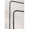 Attaccapanni da Terra Newlux Hangy Duo 30 Nero Metallo 115 x 50 x 150 cm