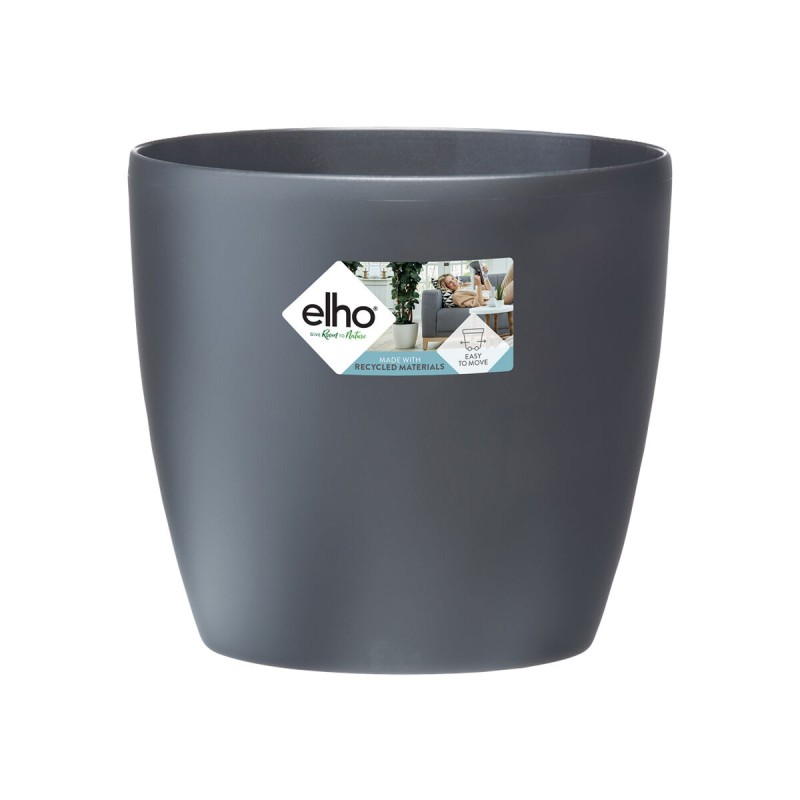 Vaso Elho Nero Ø 39 cm polipropilene Plastica Rotondo Vaso Elho Nero Ø 39 cm polipropilene Plastica Rotondo