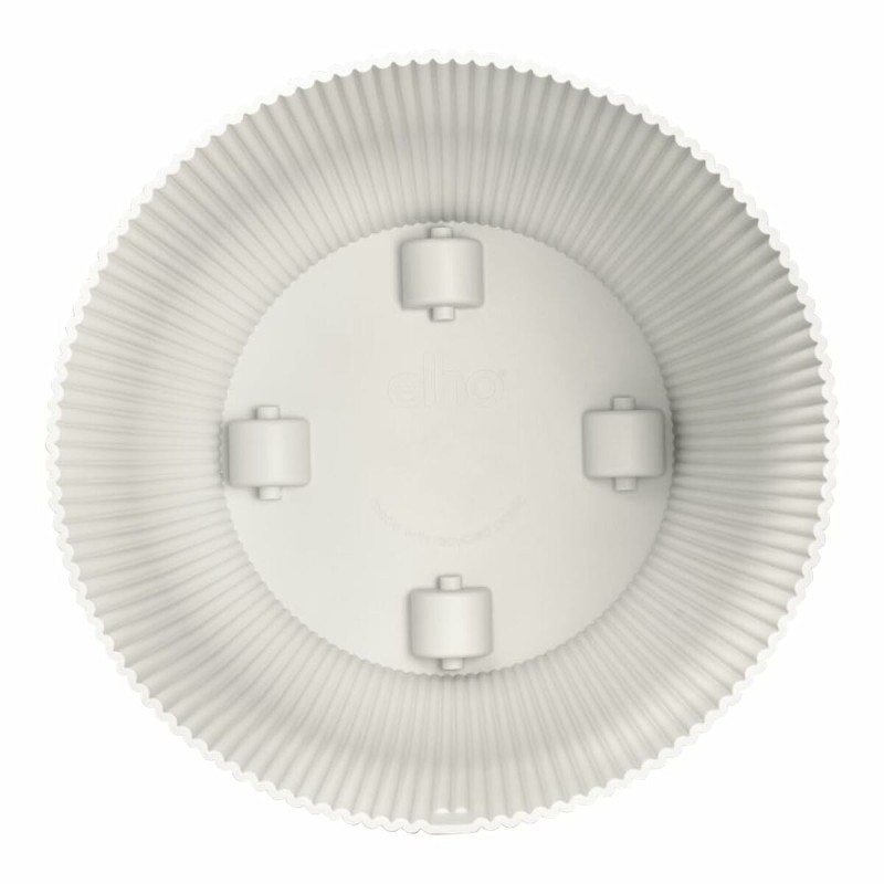 Vaso Elho Bianco Ø 35 cm Plastica Rotondo Moderno Vaso Elho Bianco Ø 35 cm Plastica Rotondo Moderno