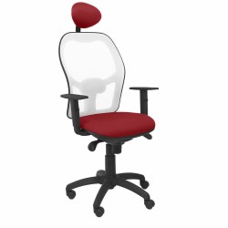Sedia Ufficio con Poggiatesta Jorquera Piqueras y Crespo ALI933C Rosso Rosso Granato