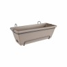 Vaso Elho Marrone 50 cm Grigio polipropilene Plastica Rettangolare