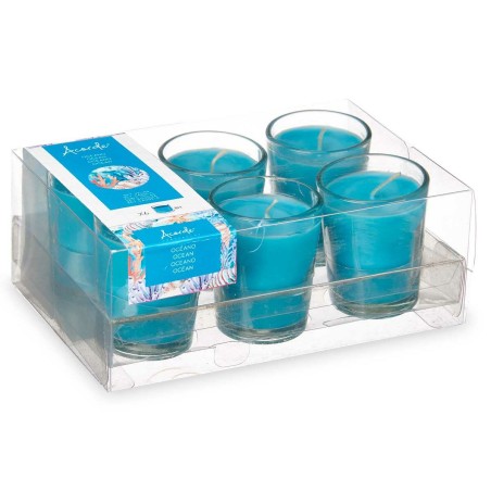 Set di Candele Profumate Acorde 48-E-AR Oceano Bicchiere (12 Unità)