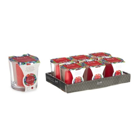 Candela Profumata Acorde 2-A-AR Frutti rossi Bicchiere (6 Unità)