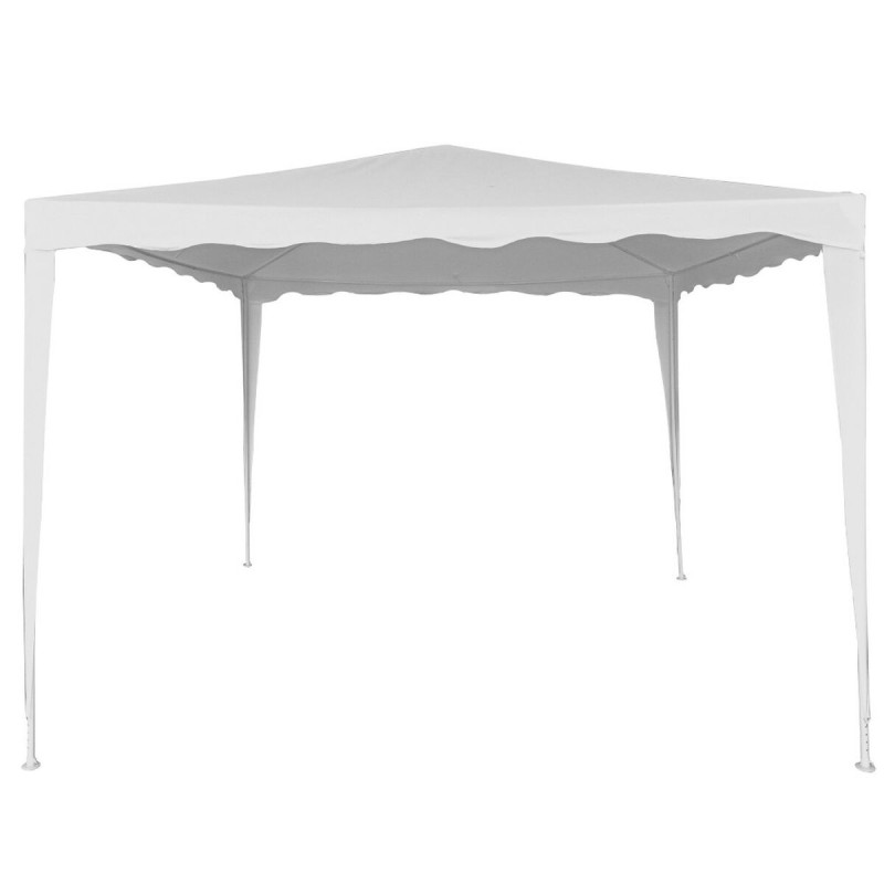 Gazebo Aktive 300 x 250 x 300 cm Acciaio Bianco Plastica Gazebo Aktive 300 x 250 x 300 cm Acciaio Bianco Plastica