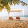 Gazebo Aktive 300 x 250 x 300 cm Acciaio Bianco Plastica