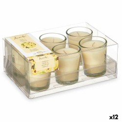 Set di Candele Profumate Acorde 48-C-AR Vaniglia Bicchiere (12 Unità)