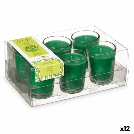 Set di Candele Profumate Acorde 48-F-AR Bambù Bicchiere (12 Unità)