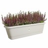 Vaso Elho Bianco 20 x 65 x 17 cm Grigio Plastica Quadrato