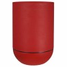 Vaso Riviera Ø 50 cm Rosso Plastica Rotondo