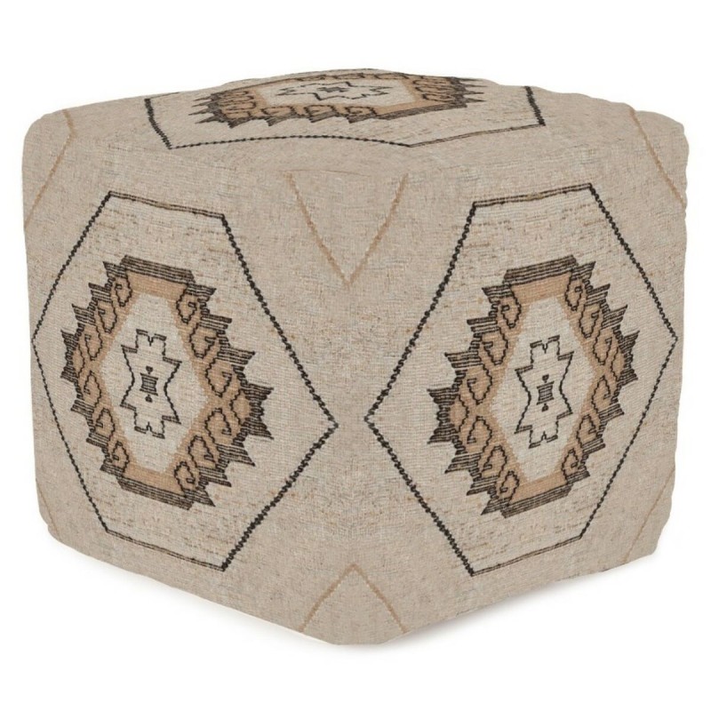 Poggiapiedi Home ESPRIT Marrone Naturale 45 x 45 x 45 cm Poggiapiedi Home ESPRIT Marrone Naturale 45 x 45 x 45 cm