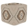 Poggiapiedi Home ESPRIT Marrone Naturale 45 x 45 x 45 cm