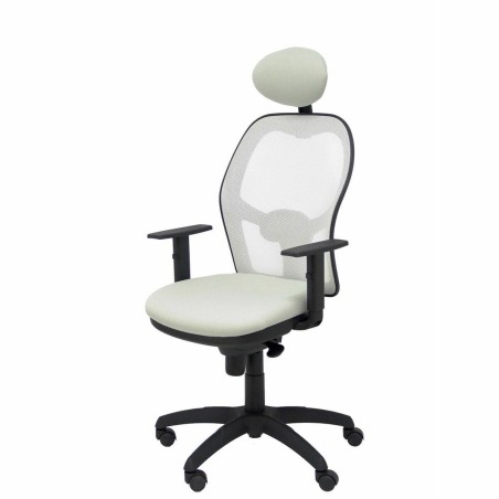 Sedia Ufficio con Poggiatesta Jorquera Piqueras y Crespo BALI40C Grigio Grigio chiaro