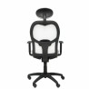 Sedia Ufficio con Poggiatesta Jorquera Piqueras y Crespo BALI40C Grigio Grigio chiaro