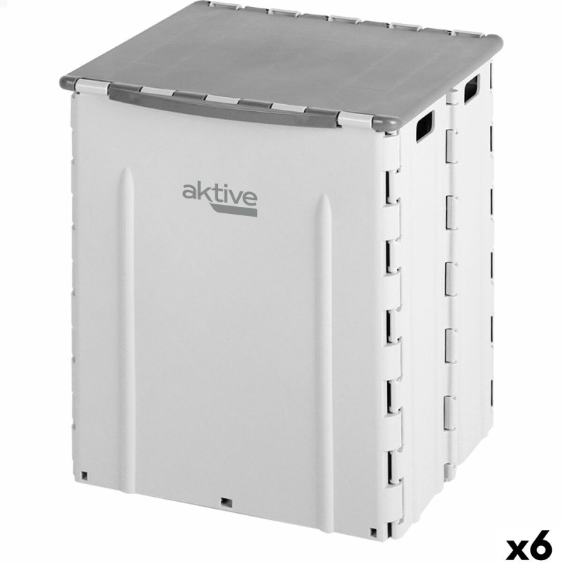 Secchio della spazzatura Aktive polipropilene TPR 31 x 38 x 27 cm (6 Unità) Secchio della spazzatura Aktive polipropilene TPR 31 x 38 x 27 cm (6 Unità)