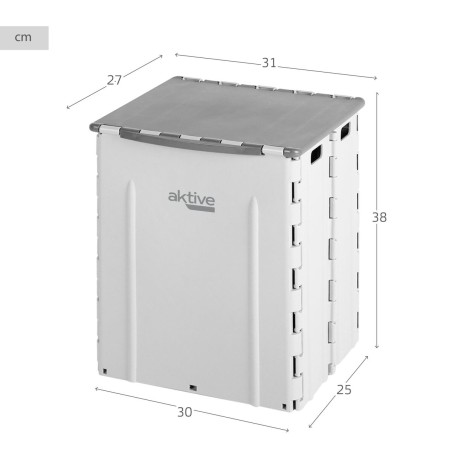 Secchio della spazzatura Aktive polipropilene TPR 31 x 38 x 27 cm (6 Unità)