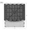 Secchio della spazzatura Aktive polipropilene TPR 31 x 38 x 27 cm (6 Unità)