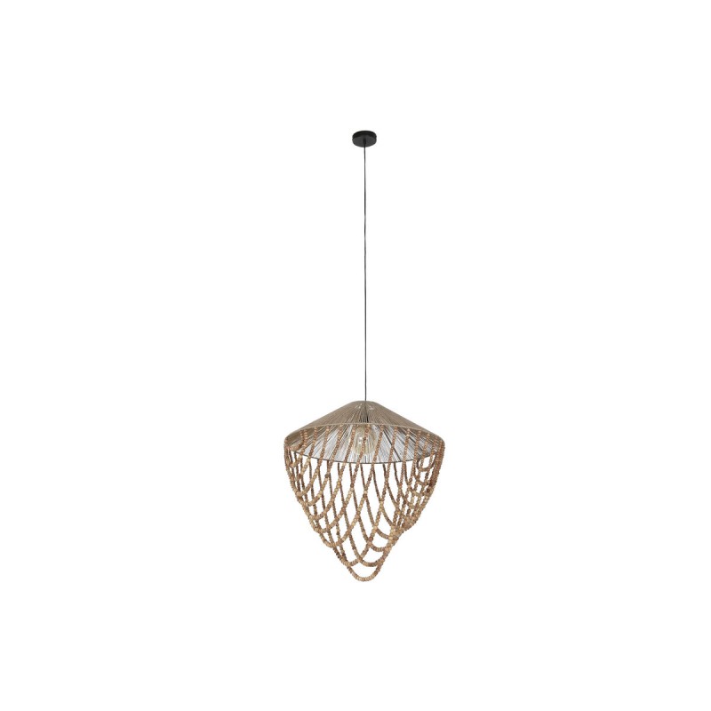 Lampadario Home ESPRIT Marrone Chiaro Juta Legno 67 x 67 x 70 cm Lampadario Home ESPRIT Marrone Chiaro Juta Legno 67 x 67 x 70 cm